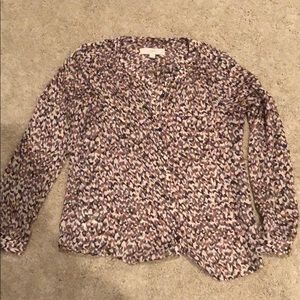 Printed blouse from Loft